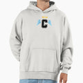 Letter C College Font Good Heaven Hoodie - Graphic Print Men Women
