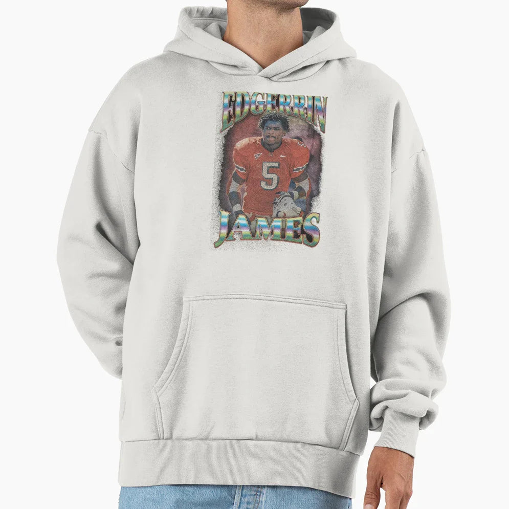 Edgerrin James Miami Hurricanes Art College Hoodie - Unique Graphic Unisex