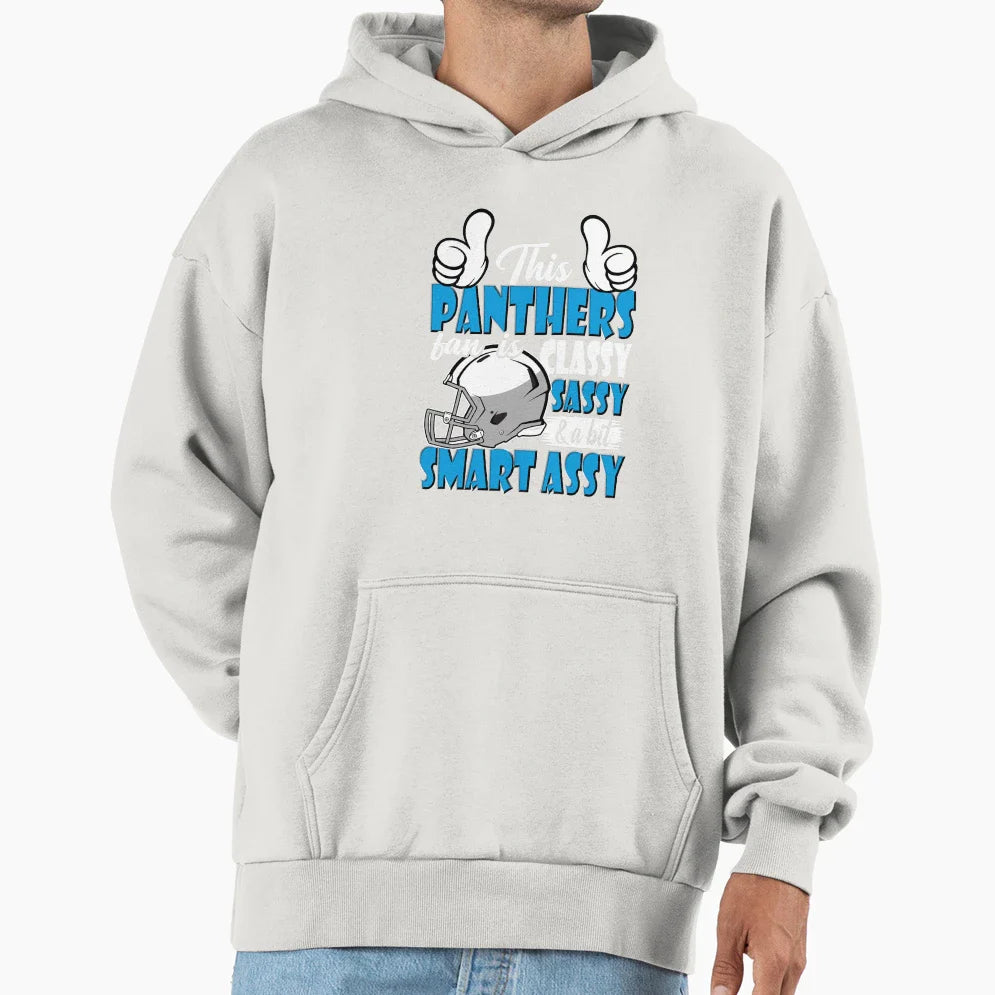 This Panthers Fan Is Classy Sassy And Bit Hoodie - Graphic Print Unisex