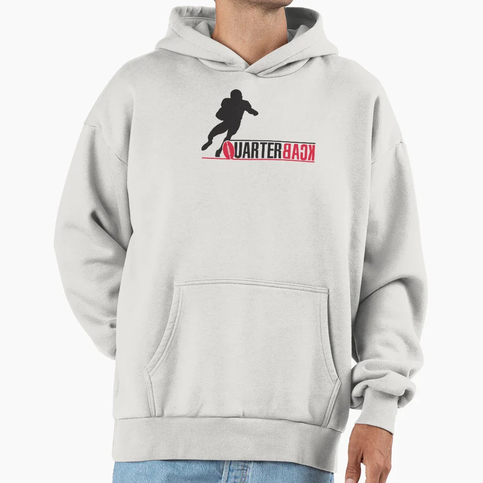 Quarterback Hoodie - Casual Everyday Wear Unisex