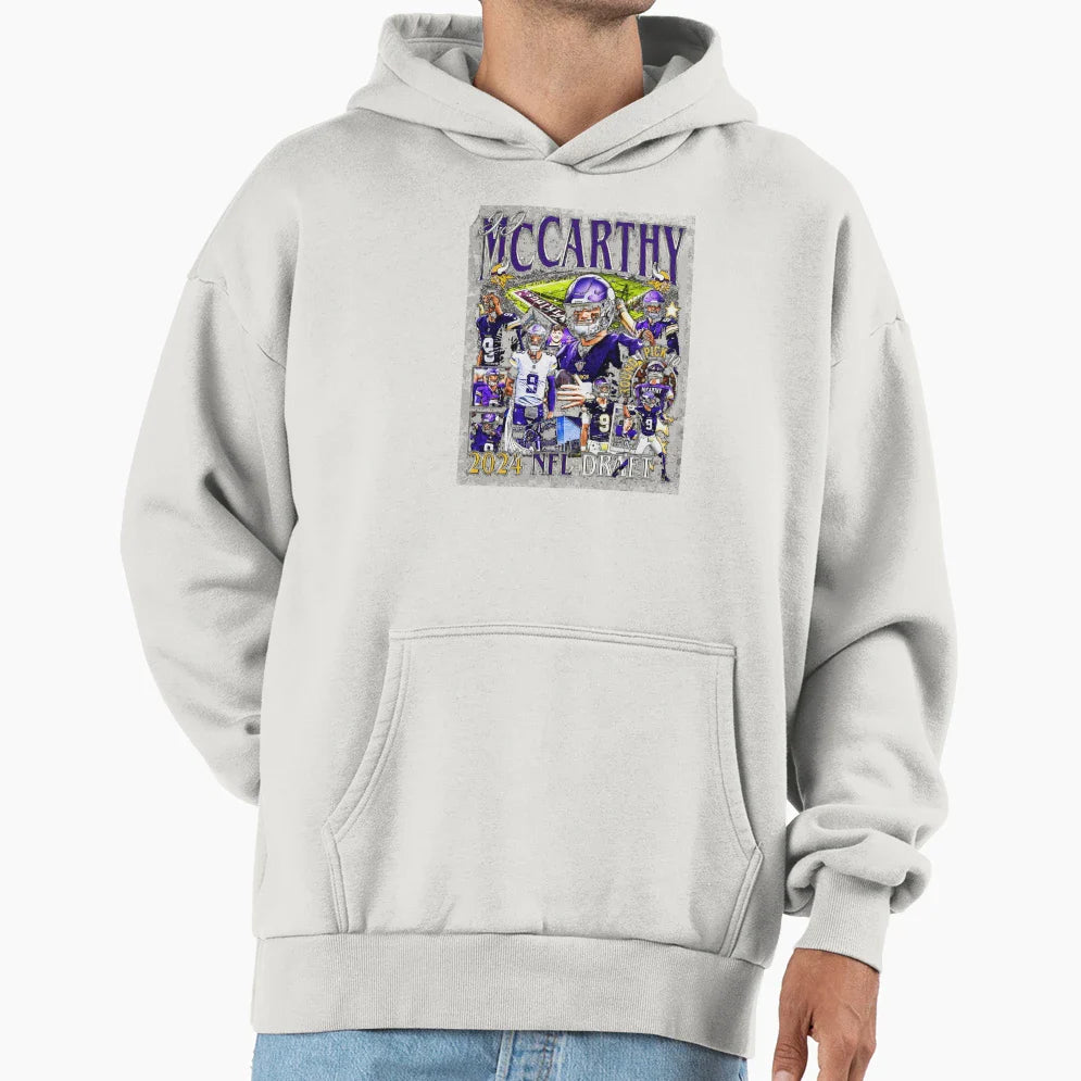 J J Mccarthy Bootleg Hoodie - Streetwear Style Men Women