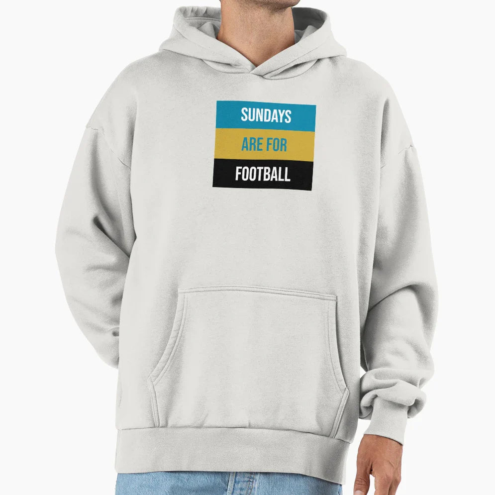 Sundays Are Football Hoodie - Fun Novelty Design for Adults