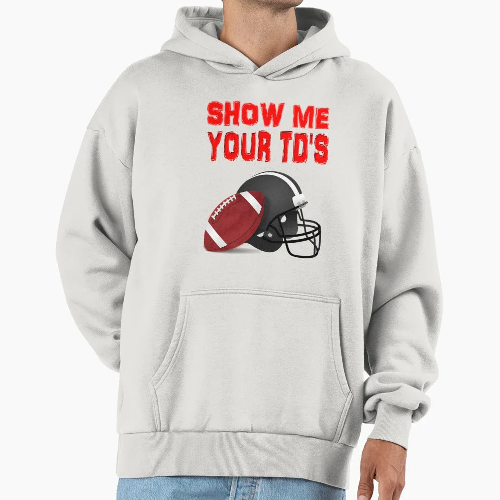 Football Fantasy Draft Champion Touchdown Hoodie - Novelty Apparel Unisex