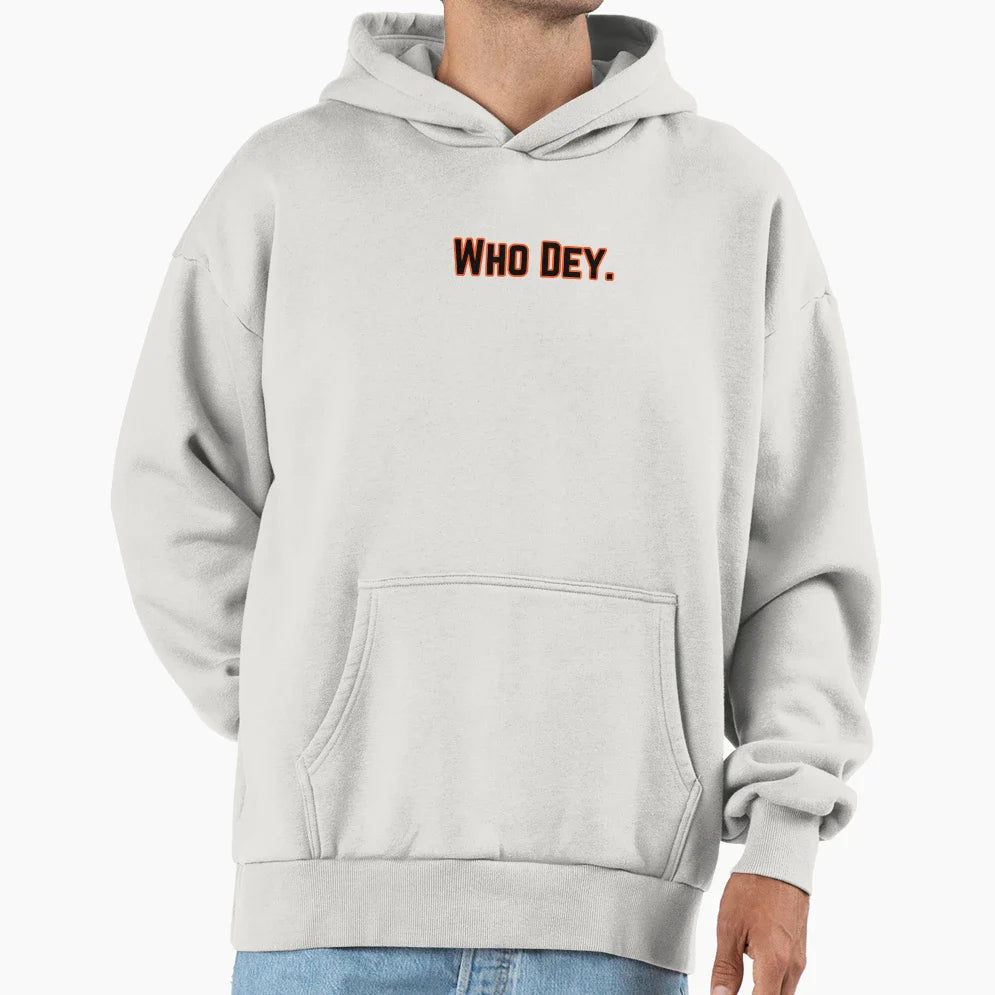Who Dey Hoodie - Unique Graphic Men Women