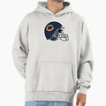 Chicago Football Helmet Hoodie - Aesthetic Graphic for Adults