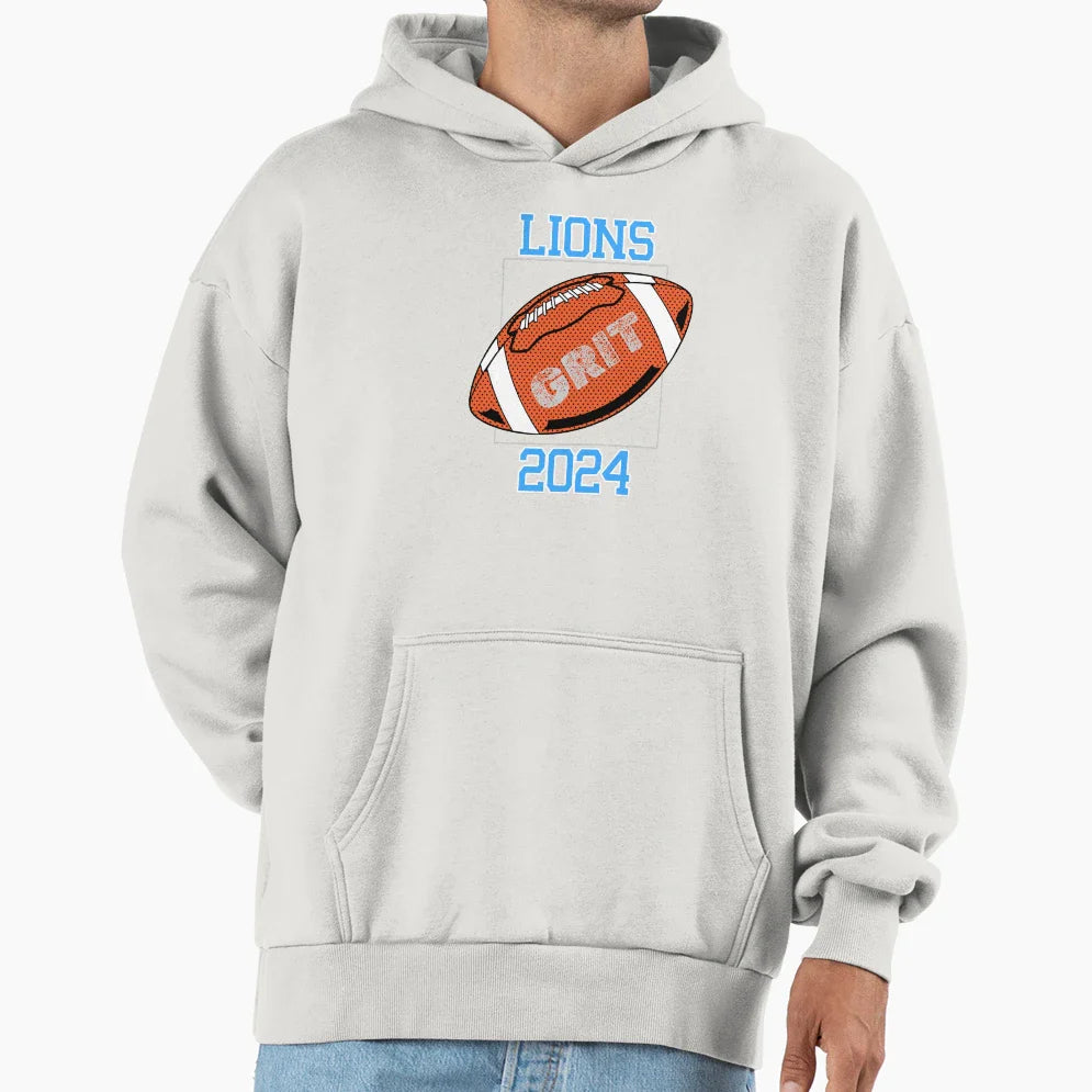 Lions 2024 Grit Lions Nation T-Shirt - Trendy Graphic for Adults