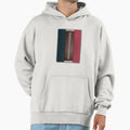 Football Blue Red And White Spirit Patch Hoodie - Trendy Graphic Unisex