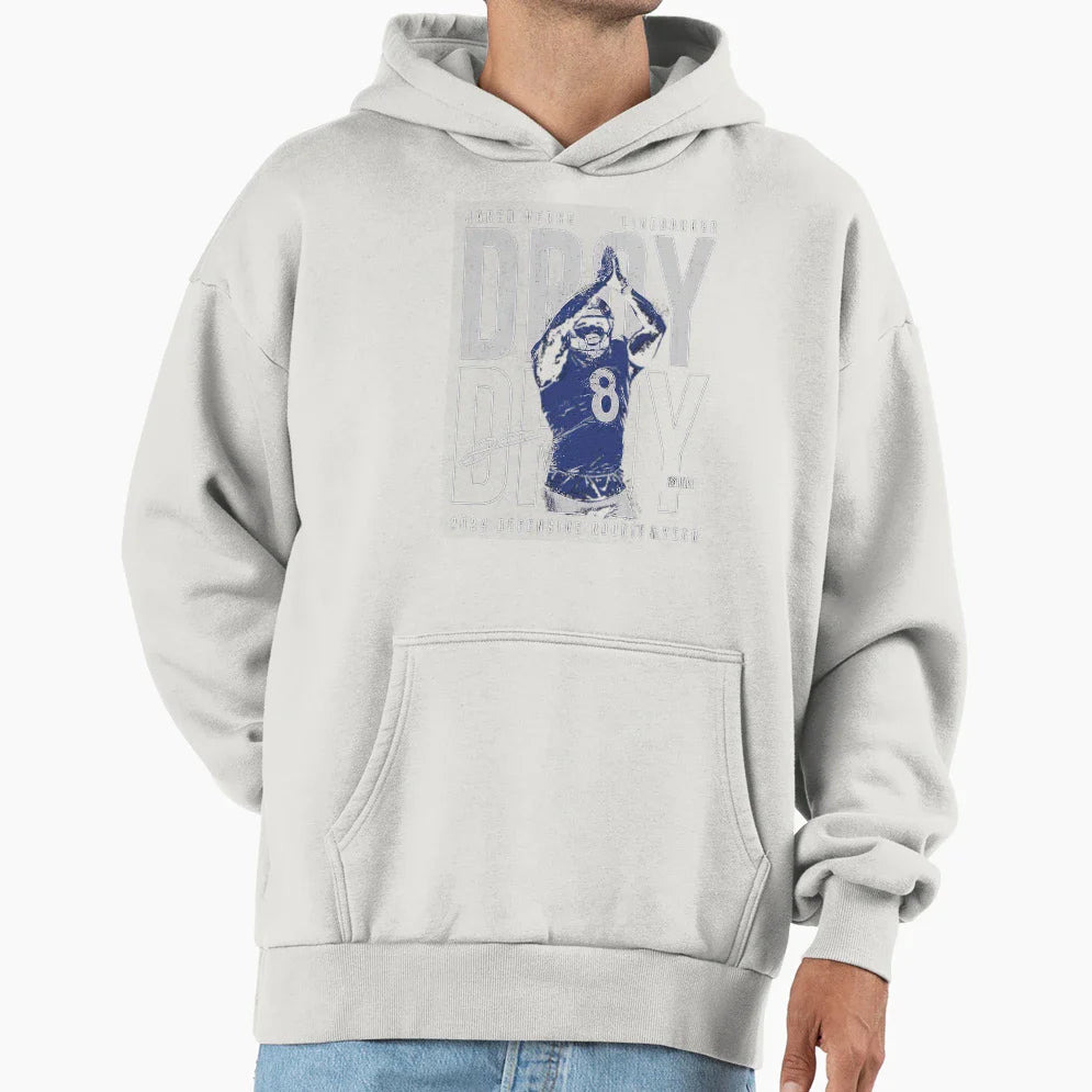 Jared Verse Los Angeles R 2024 Droy Hoodie - Casual Everyday Wear Unisex