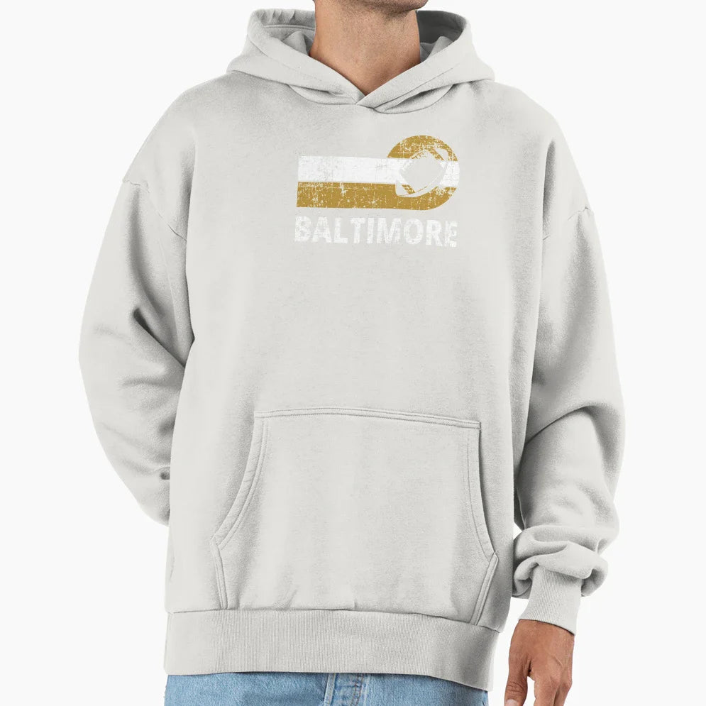 Baltimore Football Team Ii Hoodie - Aesthetic Graphic Unisex