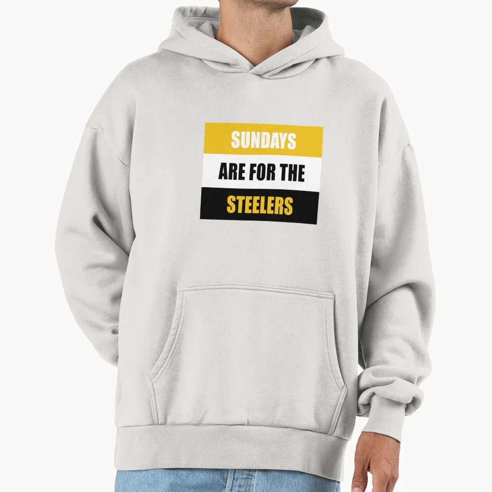 Sundays Are Steelers Hoodie - Unique Graphic Men Women