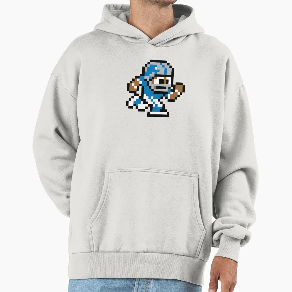 Detroit Lions Tecmo Super Bowl Football Hoodie - Unique Graphic Men Women