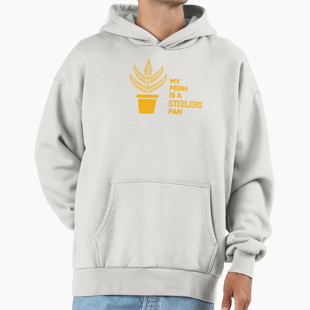 My Fern Is Steelers Fan Hoodie - Casual Everyday Wear for Adults