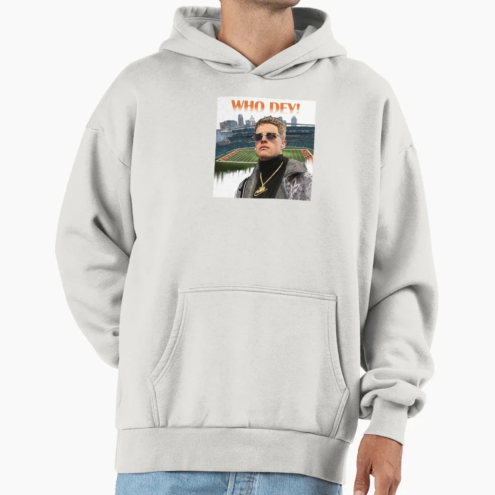 Mvp Burrow Hoodie - Custom Art Print Men Women