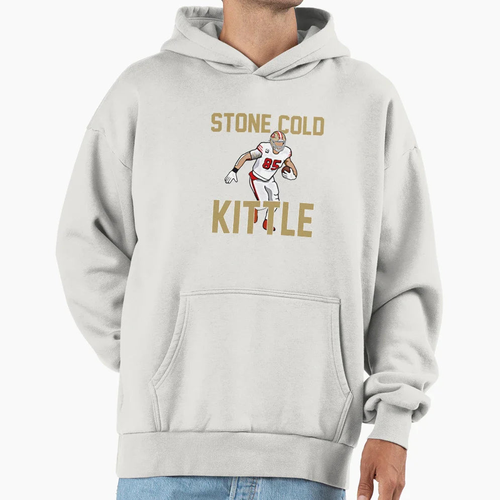 Nobrand Mens Kittle Black Red Name T-Shirt - Streetwear Style for Adults