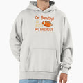 Sundays We Watch Daddy Funny Family Football Hoodie - Trendy Graphic Unisex