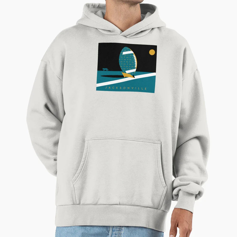 Jacksonville Florida Football Nfl Fan Art Hoodie - Unique Graphic Men Women