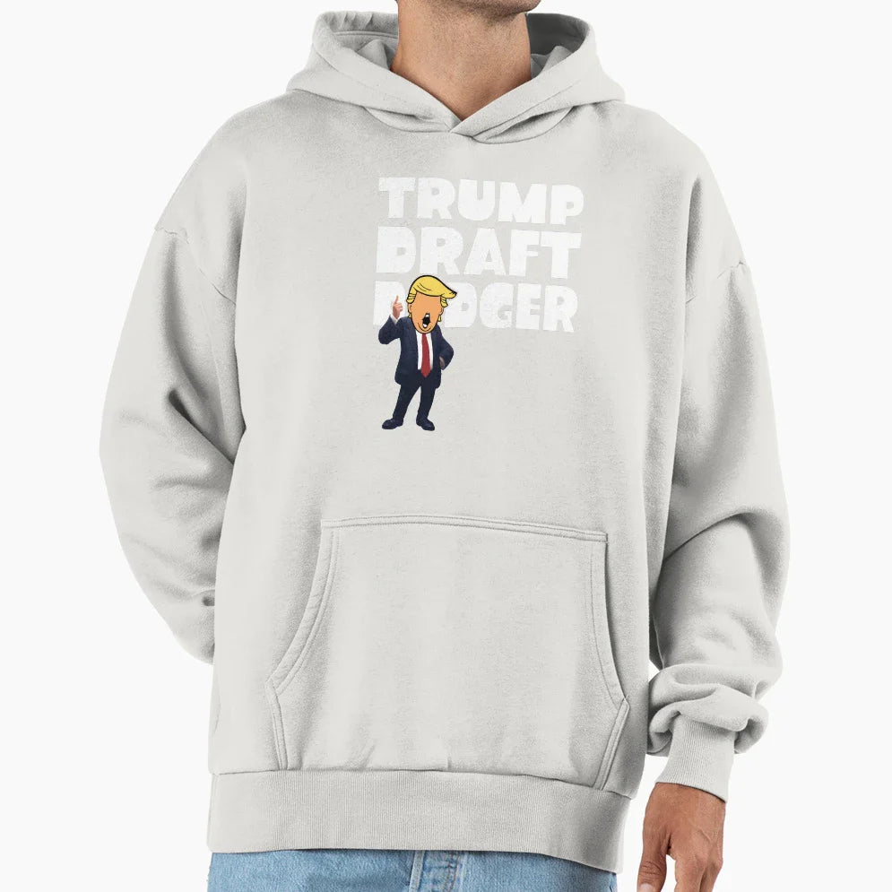 Trump Draft Dodger Hoodie - Unique Graphic Men Women