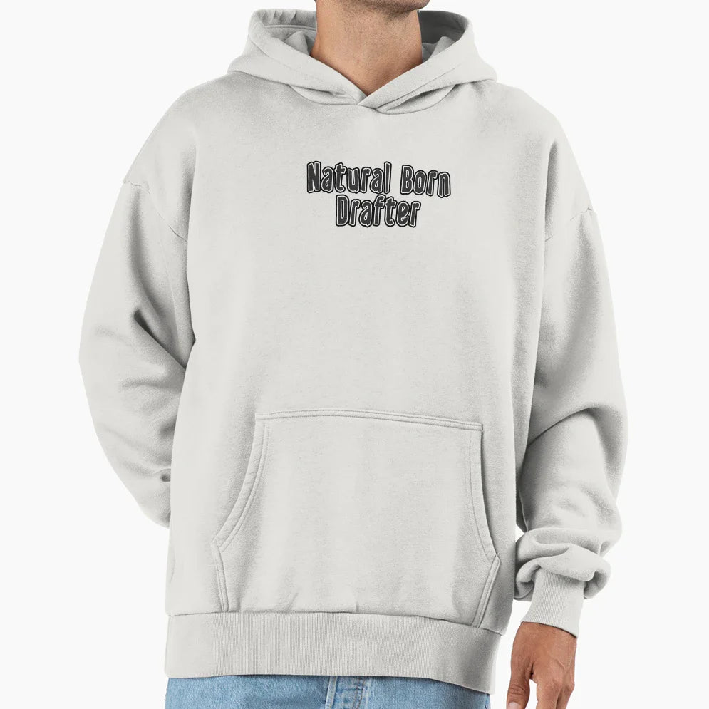 Natural Born Drafter Hoodie - Aesthetic Graphic Men Women