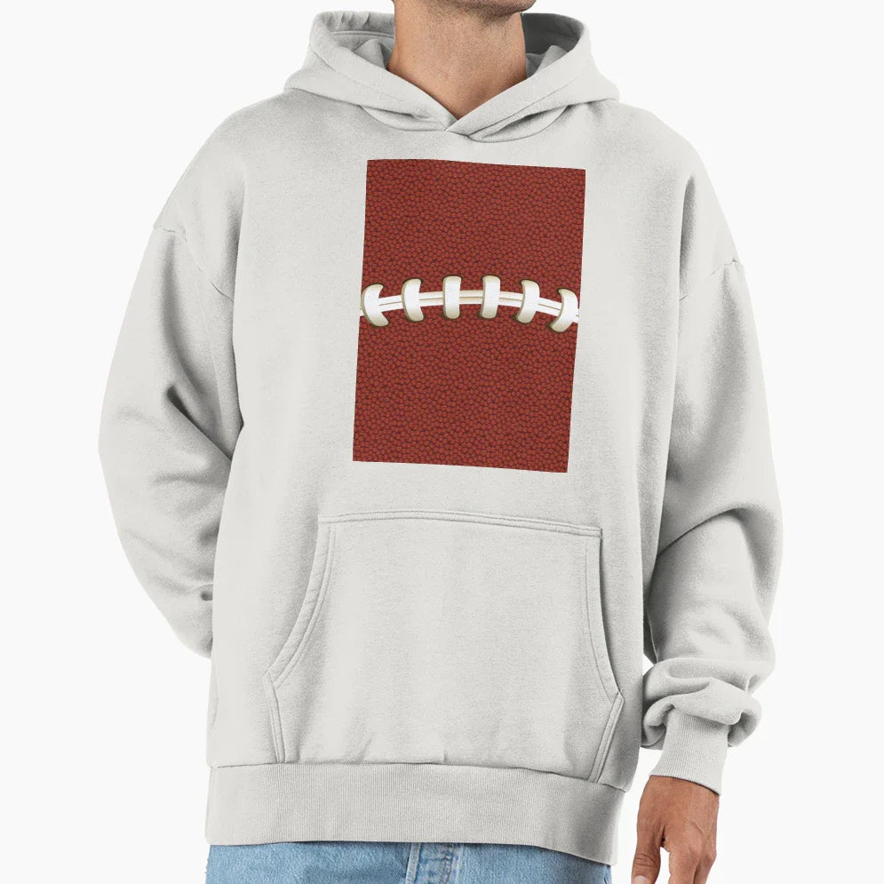 Love Football Sports Athletic Hoodie - Aesthetic Graphic for Adults