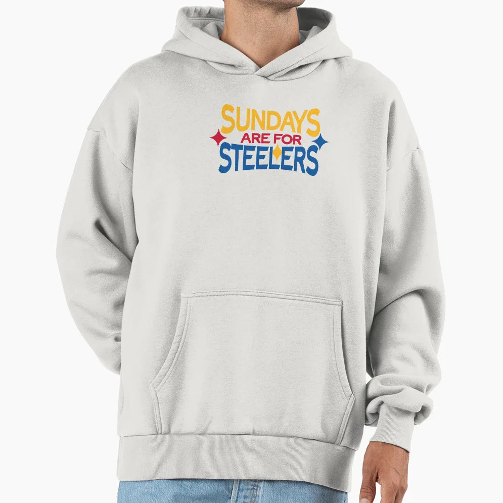 Sundays Are Steelers Hoodie - Novelty Apparel Men Women