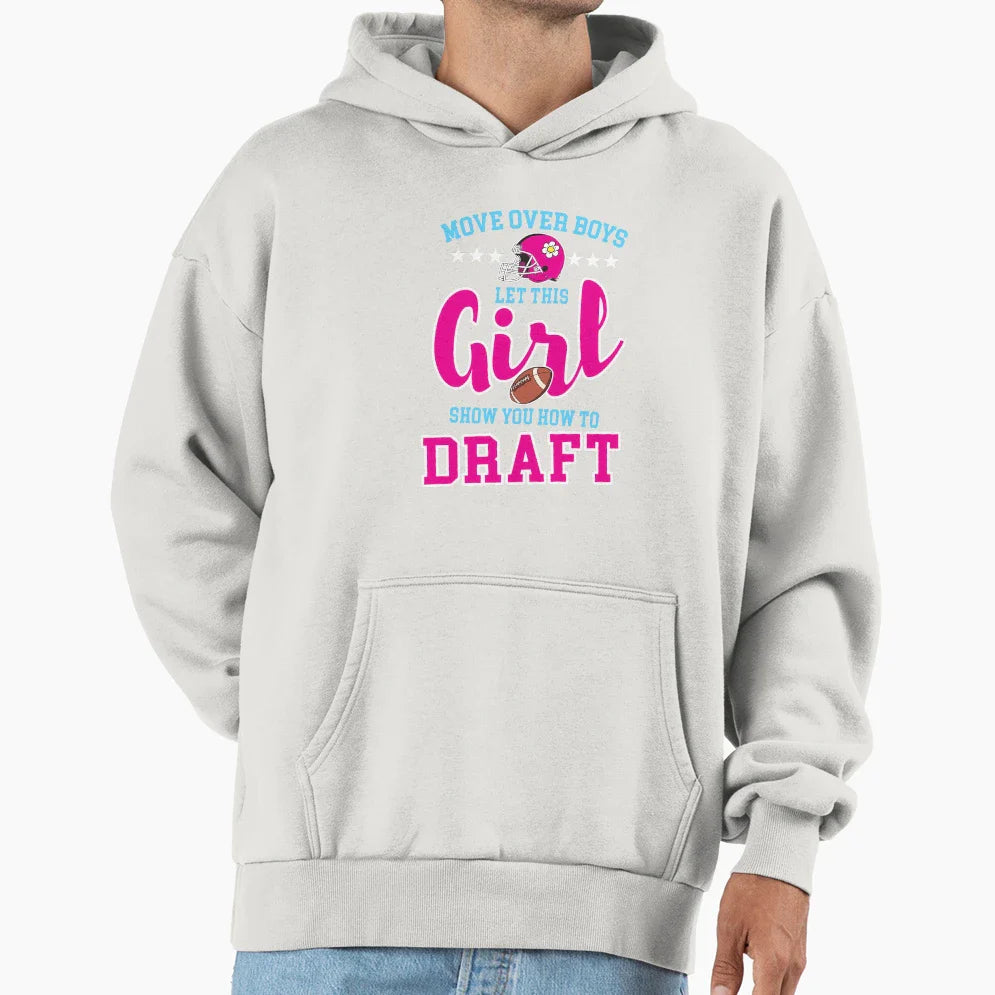 Fantasy Football Draft Hoodie - Fun Novelty Design for Adults