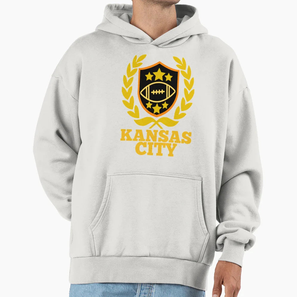 Football De L Hoodie - Novelty Apparel for Adults