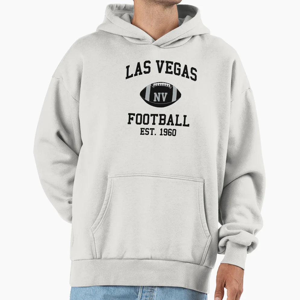 Las Vegas Football Hoodie - Fun Novelty Design for Adults