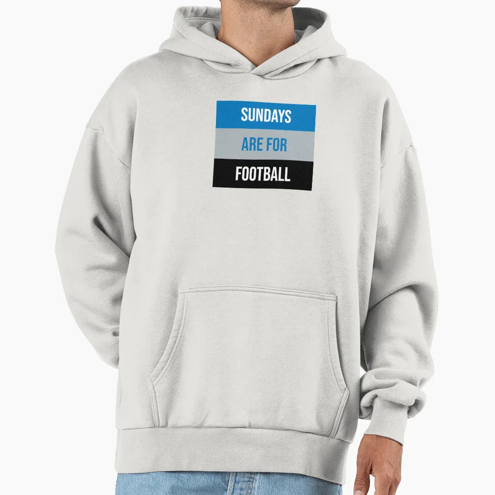 Sundays Are Football Hoodie - Minimalist Print Men Women