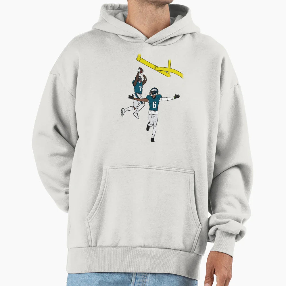 Aj Brown And Devonta Smith Dunk Hoodie - Streetwear Style Men Women