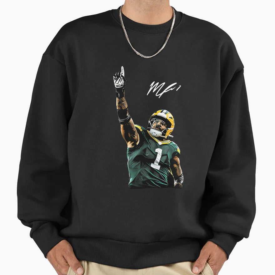 MP One Up Signature Sweatshirt - Custom Art Print for Adults