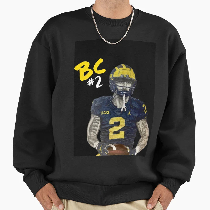 Blake Corum Signature Sweatshirt - Streetwear Style Unisex