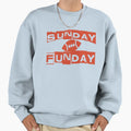 Sunday Funday Football 2024 Sweatshirt - Casual Everyday Wear for Adults