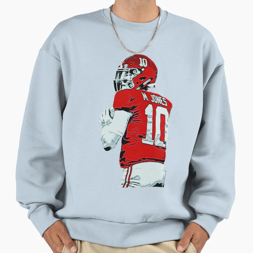 Alabama Football Mac Jones Sweatshirt - Unique Graphic Men Women