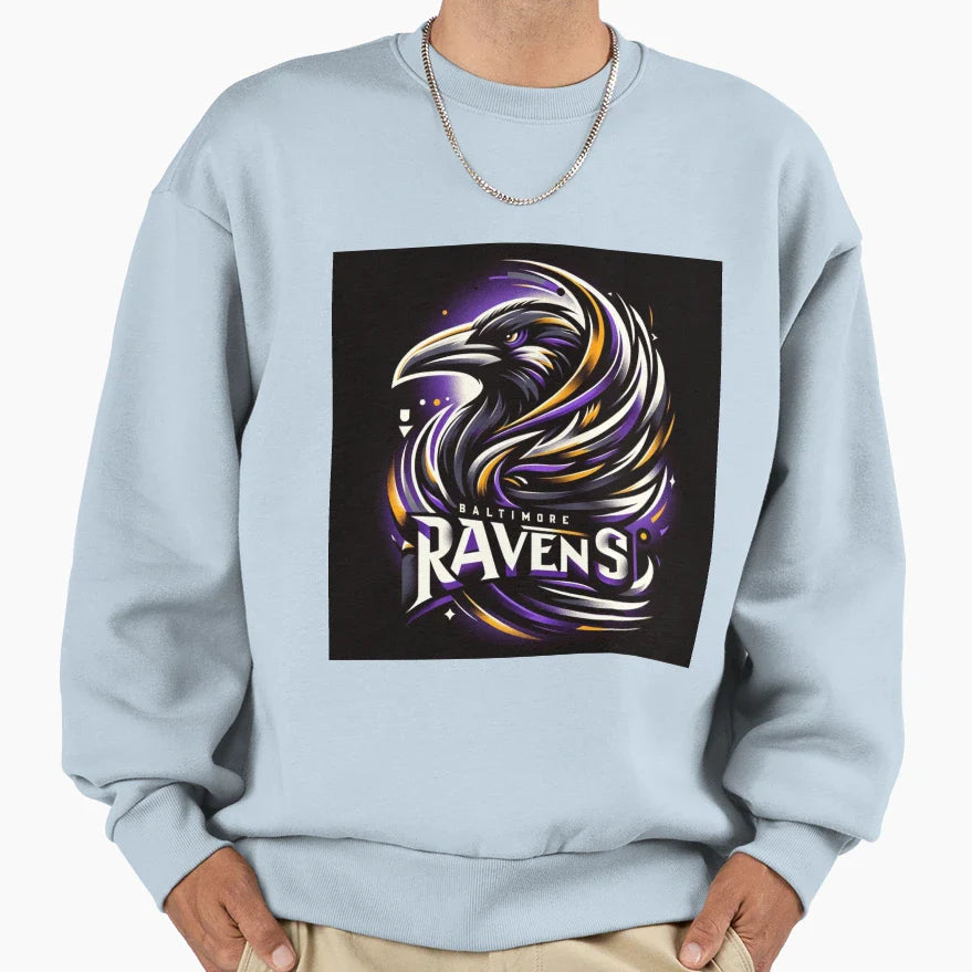 Ravens Football Sweatshirt - Unique Graphic Unisex