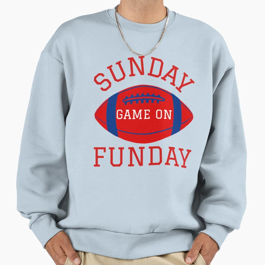 Sunday Fun Day Sweatshirt - Casual Everyday Wear for Adults