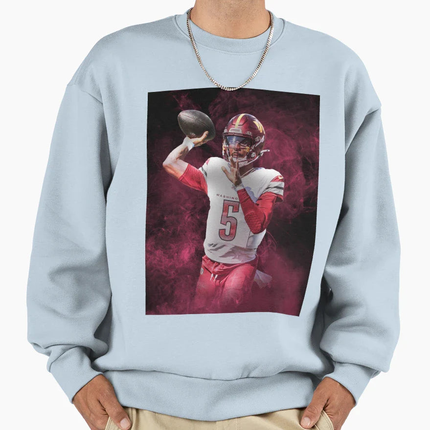 JD Washington Sports Art Sweatshirt - Graphic Print for Adults