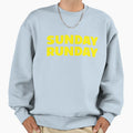 Sunday Runday Sweatshirt - Fun Novelty Design Unisex