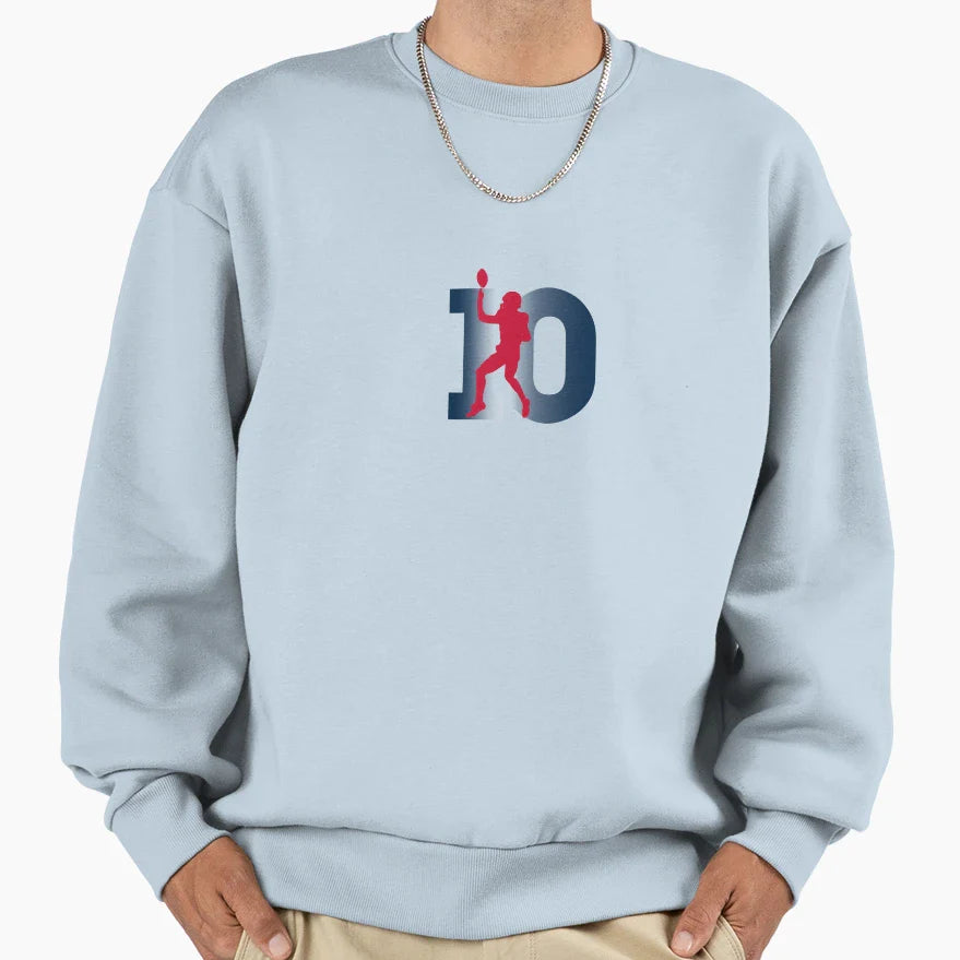 Drake Logo Blue Red Sweatshirt - Aesthetic Graphic Men Women