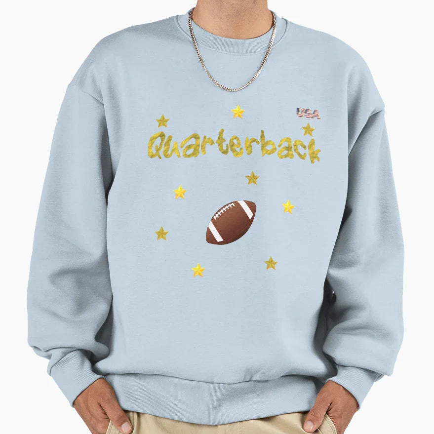 Quarterback Sweatshirt - Fun Novelty Design Men Women