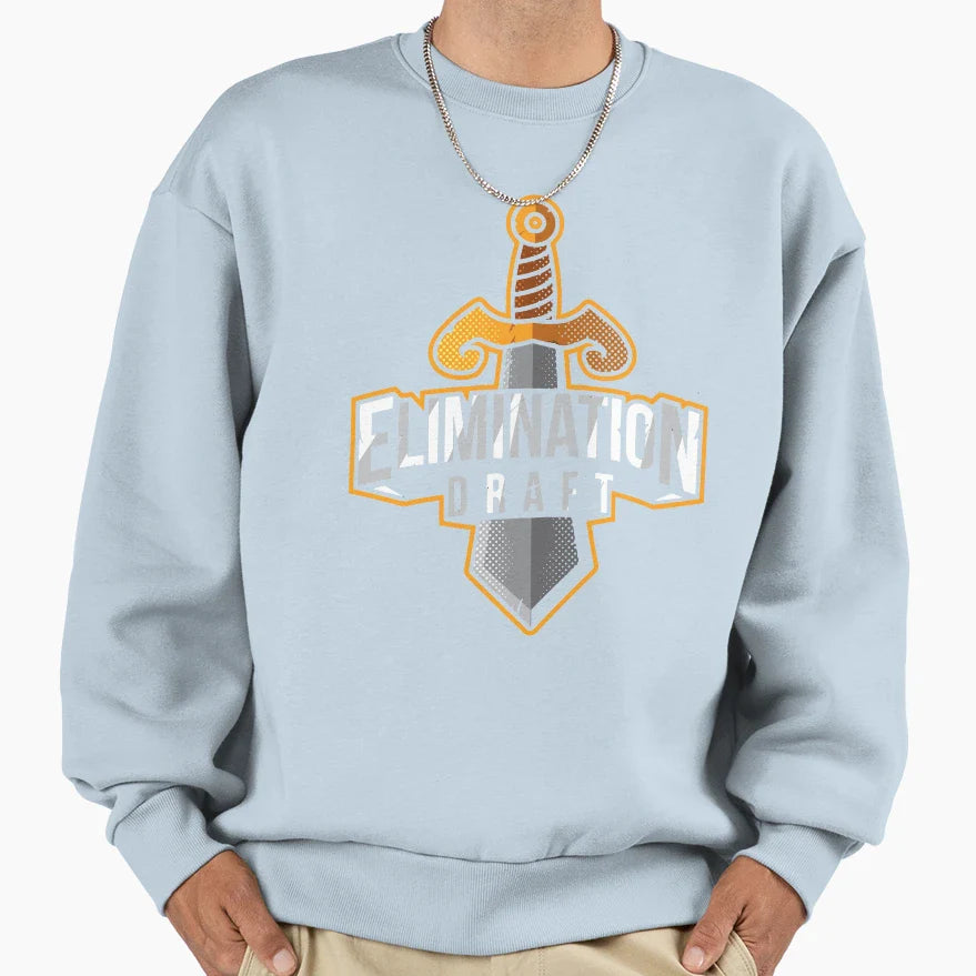 Aoe Elimination Draft Sweatshirt - Unique Graphic for Adults