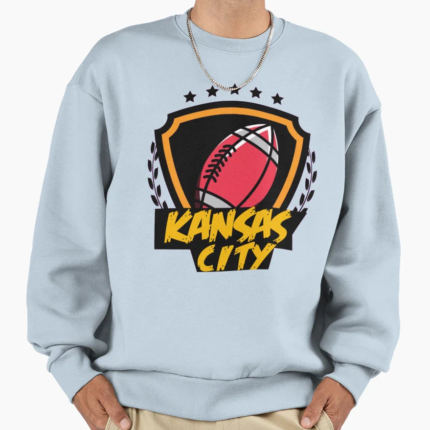 Kansas City Football Sweatshirt - Aesthetic Graphic Men Women