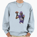 JJ Catch Sweatshirt - Custom Art Print for Adults