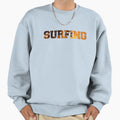 Surfing Sunset Sweatshirt - Fun Novelty Design Men Women