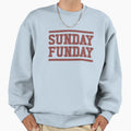 Sunday Funday Falcons Sweatshirt - Unique Graphic for Adults