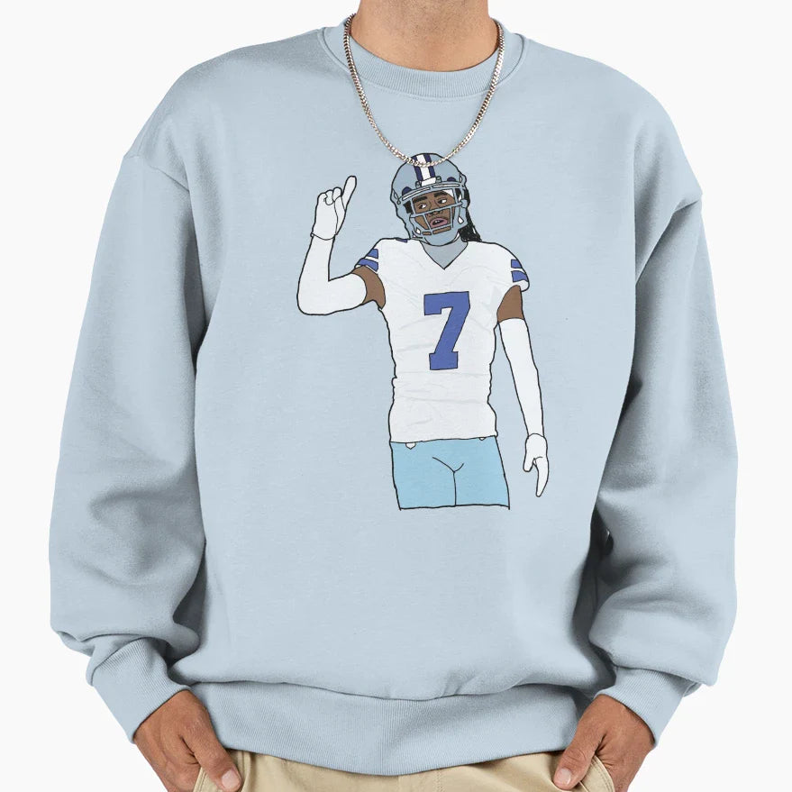 Fan Art Trevon Dallas Football Sweatshirt - Casual Everyday Wear Men Women