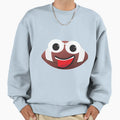 American Football Cartoon Sweatshirt - Unique Graphic for Adults
