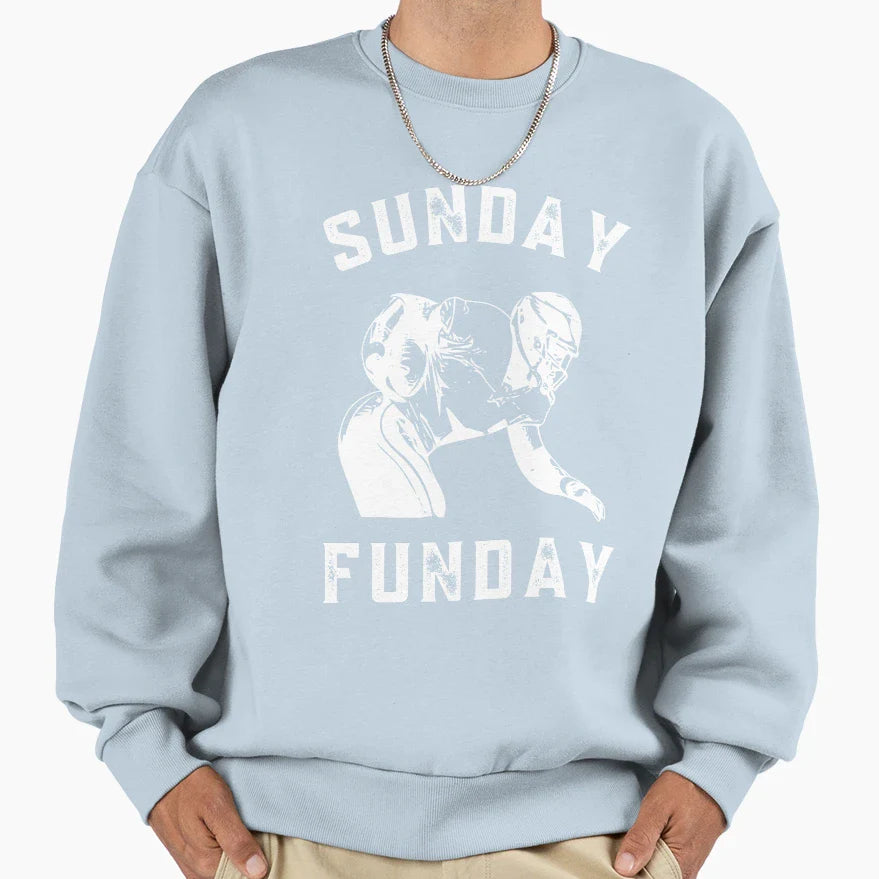 Sunday Funday Superbowl Artistic Timeless T-Shirt - Graphic Print Unisex