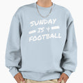 Sunday Is Football Gift Football Sweatshirt - Minimalist Print Men Women
