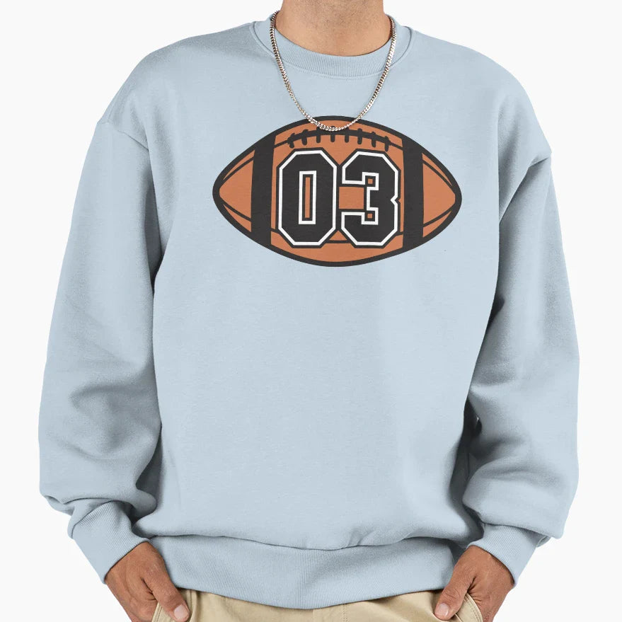 Football 03 Sweatshirt - Fun Novelty Design for Adults