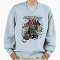 Cheat Death Football Sweatshirt - Streetwear Style Unisex